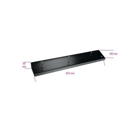 BETA Steel corner wall shelves 055000374